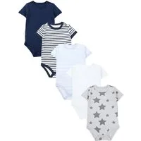 TupTam Kurzarmbody TupTam Jungen Baby Body Kurzarm in Unifarben - 5er Pack