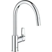 Grohe Küchenarmatur Start Loop Einhand-Spültischbatterie, Hochdruck, chrom (30556000)