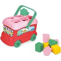 Clementoni® Steckspielzeug Baby Clementoni, Disney Baby Minnie Sortierbus, (10-tlg), Made in Europe