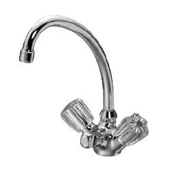 Kaja Classic Spültisch-Einlocharmatur mit, Geräteanschl., HU-Auslauf 200mm chr., 31700-3-C 31700-3-C