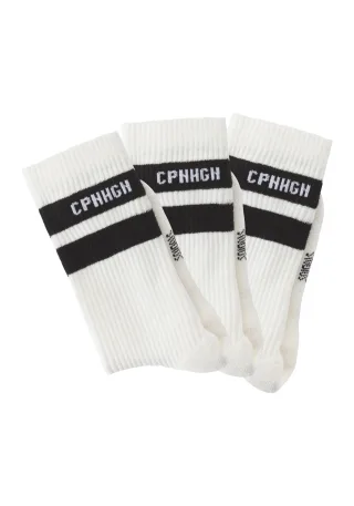 Copenhagen Studios CS Tennissock klassicstripe terry3 3x off white - Gr. - 46