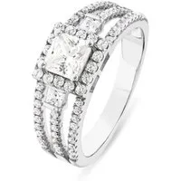 FAVS Silberring FAVS Damen-Damenring 925er Silber 1 Zirkonia, Zirkonia, synthetisch