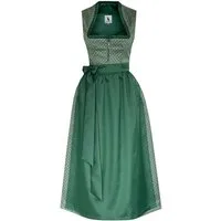 Alpenmärchen Dirndl Langes Dirndl Avelina in grün - ALM1059