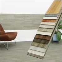 Hexim Vinylboden, Vinyldielen 0,97m² selbstklebend PVC Wandverkleidung Bodenbelag Holzoptik 91x15cm Paneele für Wand & Boden Holzdielen grau (7 Dielen Frosted Birch - 1809-10B)
