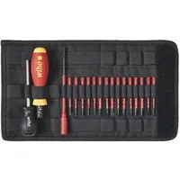 Drehmoment-Schraubendreher Set TorqueVario-S electric rot/gelb, 19-teilig, 0,8 - 5Nm