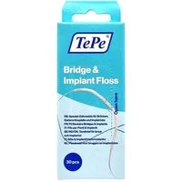 TePe Zahnseide TePe Bridge und Implantat Floss, (0-St)
