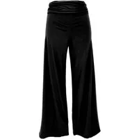 Guru-Shop Relaxhose Bequeme Yogahose mit weitem Bein und hohem Bund.. alternative Bekleidung