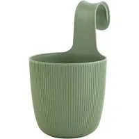 Engelland Blumentopf Blumentopf zum Hängen (Vorteils-Set, 1 St., Fassungsvermögen 2,3 Liter), UV-Beständig, Frostbeständig, Drainagesystem, ideal für Geländer/Zäune