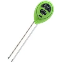 Bolwins Bodenfeuchtesensor L15C Boden Tester Kit Messgerät Pflanze Blumen PH Feuchtigkeit 3in1, (3-in-1 Bodenmessgerät Set, 1-tlg., 1× 3-in-1 Bodentestgerät), 3-in-1 Messgerät für Bodenfeuchte, pH-Wert und Licht, analog