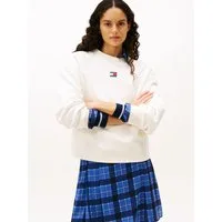 Tommy Jeans Sweatshirt Sweatshirt TJW BXY BADGE mit Dropshoulder-Design und Frontlogo