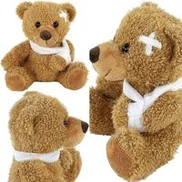 Euro Souvenirs Kuscheltier Euro Souvenirs Kuscheltier Plüsch Bär mit Verband Teddybear