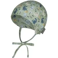 Sterntaler® Beanie UV-Schutz 50+ Beanie Dinokinder (1-St) Beanie aus Flammgarn mit Dinokindern, Ohrenklappen & Bindeband