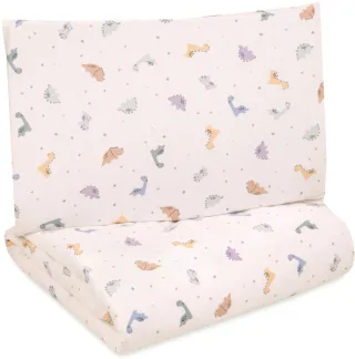 Zöllner Jersey Bettwäsche 100x135 cm Little Dinos