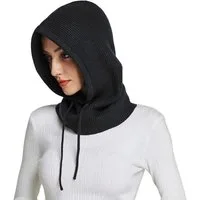 Coonoor Strickmütze Mütze Damen Winter, Strickmützen Warme Kapuzen Schal