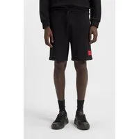 HUGO Sweatshorts Diz Regular Fit, elastischer Bund mit Kordel, HUGO Red Weblabel