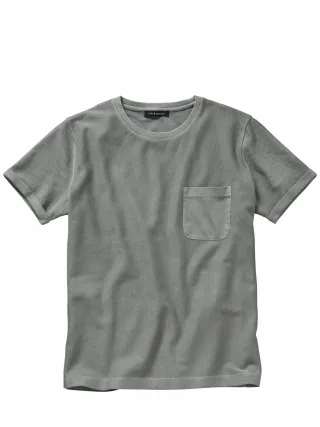 Mey & Edlich Herren Every-Day-Jerseyshirt Blau 100 % Baumwolle (bio)