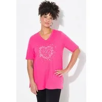 MIAMODA T-Shirt T-Shirt A-Linie Herz-Print