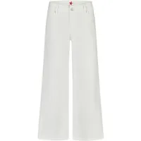 Buena Vista Palazzohose Italy Palazzo Stripe stretch - Wide Leg Hose Damen - weiße Hose
