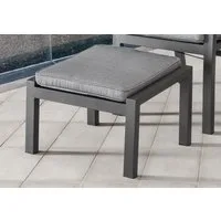 Destiny Fußhocker »GARDA« (1 St), 60x44cm, Aluminium, Polyrattan, inkl. Auflagen