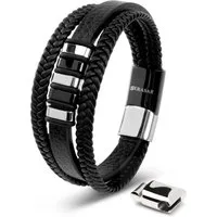 SERASAR Lederarmband Leder Herrenarmband "Glory" (Klassisch, elegant, casual, 1-tlg), aus Echtleder, Länge durch extra Glied verstellbar
