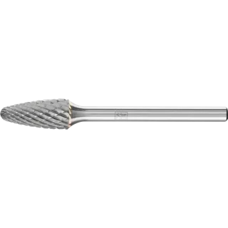 PFERD TOOLS Hartmetall Frässtift Rundbogen RBF Z4 universal mittel fein - 21230043