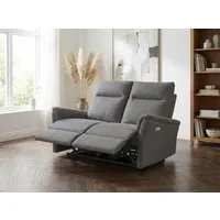 Home affaire 2-Sitzer FINNARA,2-Sitzer,elelektrische Relaxfunktion in 2 Sitzen, USB A/C, Liegefunktion 105°-135°, Federkern