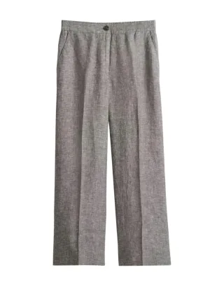 Opus - Leinenhose - Maikito light braun - Gr. - 40