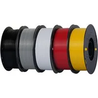 KINGROON Filament 3D Drucker PETG Filament 1,75mm 5KG Set 5 Farben, Hohe Maßgenauigkeit & Zähigkeit 3D-Druckmaterialien