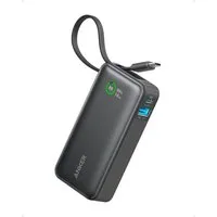 Anker Anker Nano Powerbank, 10.000mAh mit integriertem USB-C Kabel, Powerbank PD 30W Höchstleistung mit 1xUSB-C, 1xUSB-A 10000 mAh (5 V), Für iPhone 17/16/15/14, MacBook, Galaxy, iPad, AirPods und mehr