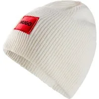 HUGO Beanie Xaff 6 mit Logobadge