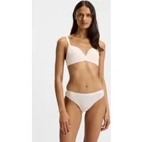 BOSS Triangel-BH TRIANGLE PADDED CI mit BOSS Schriftzug auf den Trägern