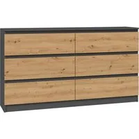 ibonto Kommode Multifunktionales Sideboard für Wohnzimmer, Schlafzimmer Kommode