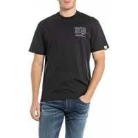Replay T-Shirt mit Marken-Print auf der Brust