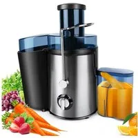Athlix Entsafter 900W Entsafter für Gemüse und Obst, Zentrifugale 65 MM Einfüllöffnung, 800 W, 18.000 U/min