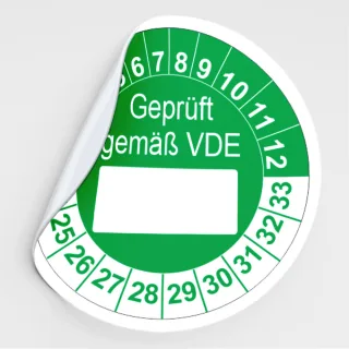 Prüfplaketten Geprüft nach VDE