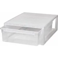 Kreher Aufbewahrungsbox Schubladenbox 52 Größe XL, 22 Liter - extra tief und halbhoch