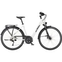 KTM Trekkingrad KTM Veneto Light Disc Damen weiß 2024, 30 Gang Shimano Deore XT T8000-10 SGS shadow, Kettenschaltung