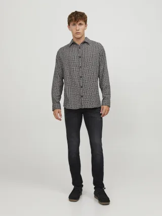 JACK&JONES - JJIGLENN JJICON JJ 557 50SPS NOOS Black Denim - Gr. - 36/32