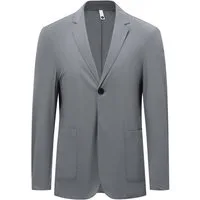 Allthemen Sweatsakko Herren sportliche Anzugjacke mit Revers leichte dünne Sommerjacke