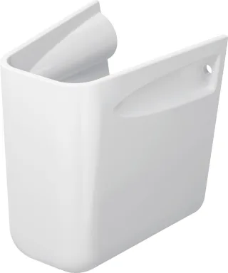 Duravit D-Code Halbsäule Weiß Hochglanz - 0857180000 0857180000