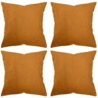 Amilian Kissenhüllen - 4er Set Kissenbezug - Zierkissenbezüge - Kissenbezüge, (4 Stück), 40x40 cm, Kissenhülle für Sofakissen, Dekokissen, Kissen, Zierkissen