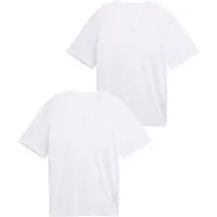 TOM TAILOR T-Shirt (Packung, 2-tlg) mit V-Ausschnitt, Doppelpack