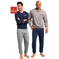 le jogger® Pyjama (Packung, 4 tlg., 2 Stück) in langer Form