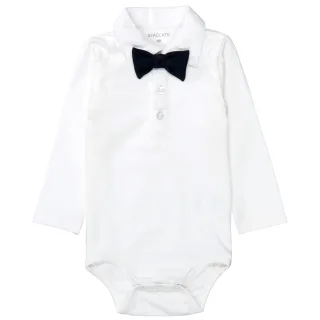 STACCATO - Kn.-Body mit Fliege offwhite - Gr. - 86
