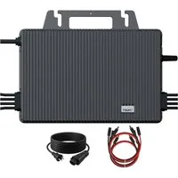 SUNNIVA Wechselrichter Mikro-Wechselrichter 2000W TSOL-MS2000, (IP67 wetterfest, 4 MPPT, Bluetooth & WIFI, inkl. 5m Anschlusskabel), & 4x 1 m Solar-Verlängerungen, Micro Inverter