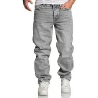 Amaci&Sons Weite Jeans BOX HILL 90s Baggy Jeans Herren 90s Denim Jeans Hose Straight Baggy