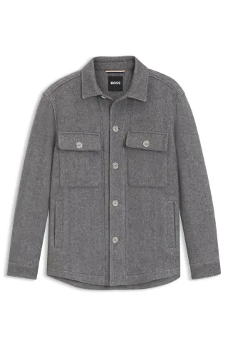 BOSS Menswear Black - C-Carper-OS-253F silver - Gr. - 56