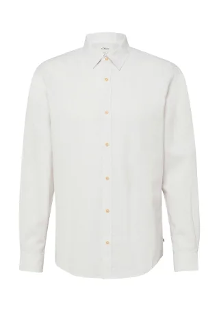 s.Oliver - Hemd beige/weiß - Gr. - XXL