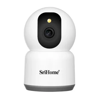 Srihome SH038 5MP 1944P 5G WIFI Wireless PTZ IP Dome Camera AI Humanoid Detection Full Color Night Vision Two-way Interc