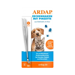 ARDAP Zeckenzange Edelstahl
